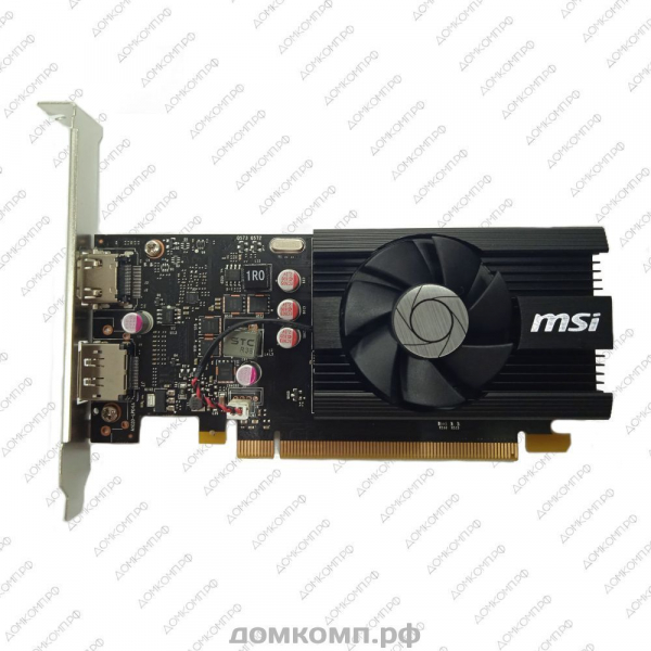 фото Видеокарта MSI GeForce GT 1030 LP OC [GT 1030 2GD4 LP OC] в оренбурге домкомп.рф